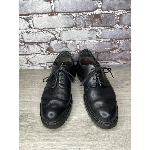 Mephisto Sherpa\'s Black Leather Lace Up Heel Oxfords Shoes Men Sz 10.5M US/44EU main image 4